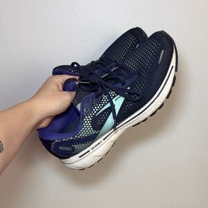 Brooks Ghost 14 Shoes Midnight Blue Athletic Sneakers Size 11